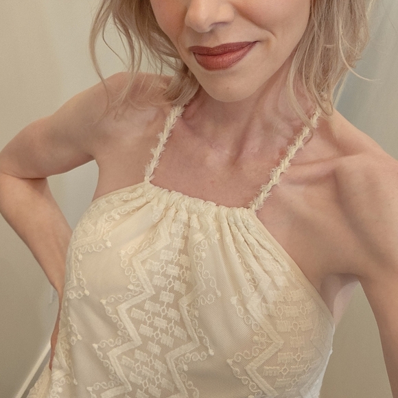 Everleigh Cream Lace Maxi Dress - Picture 6 of 16